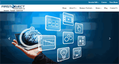 Desktop Screenshot of firstobjectindia.com